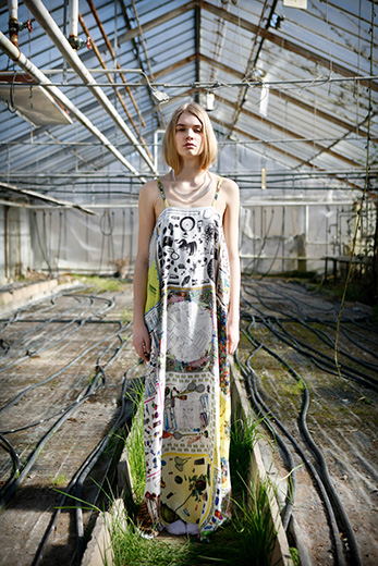 Lost Places, 28 Grad und sonnig - Fashion-Shooting im Glashaus