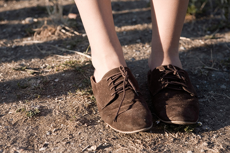 Mode - Braune Schnürschuhe