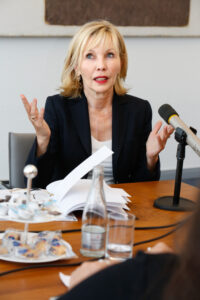 Doris Schröder_Köpf, Politikerin, SPD, Sozialdemokratin, Niedersächsischer Landtag, Hannover, Podcast, Interview, Portrait