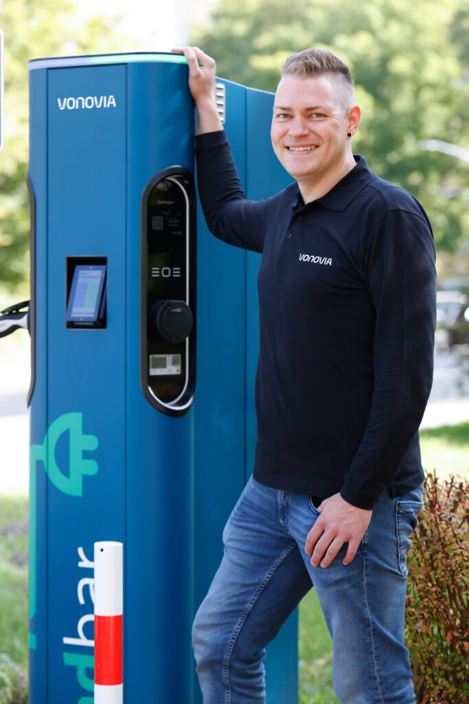 Vonovia, WOhnungsbaugesellschaft, Baubranche, Hannover, Braunschweig, Aufbau einer neuen Ladesäule