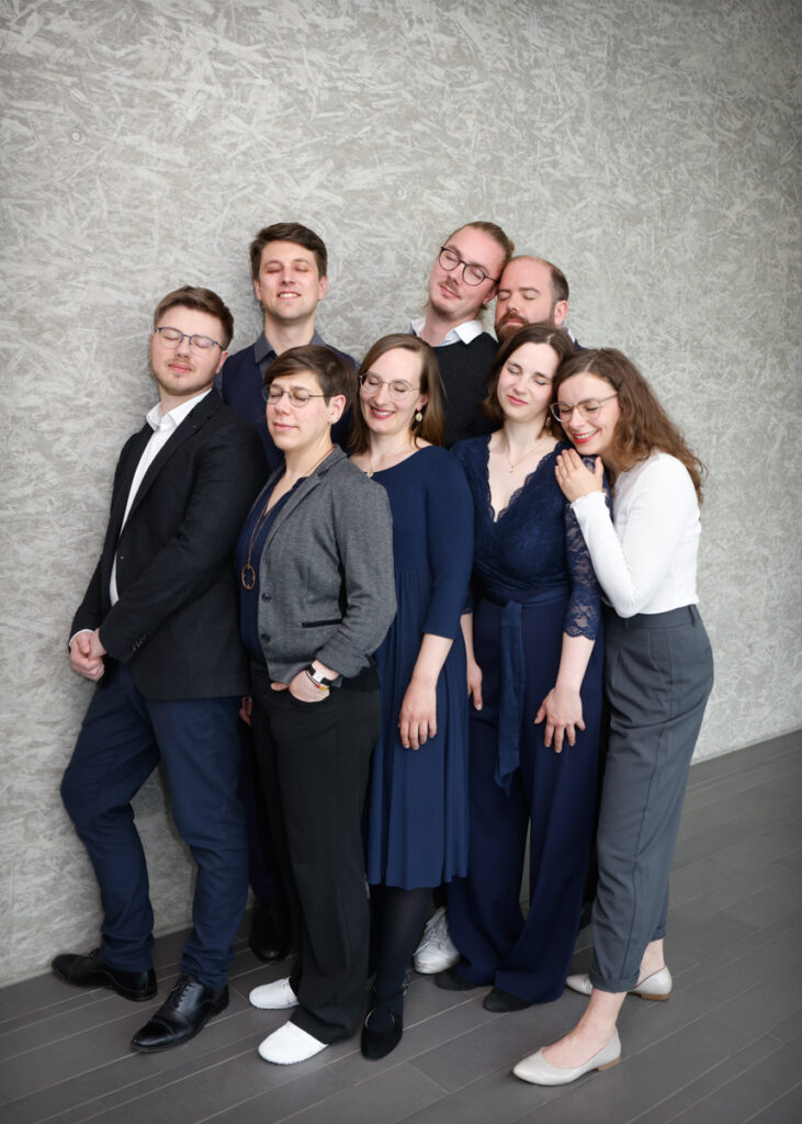 Voktett Hannover, Pressefoto, Portraitfoto, Ensemblefoto, Künstlerfotografie